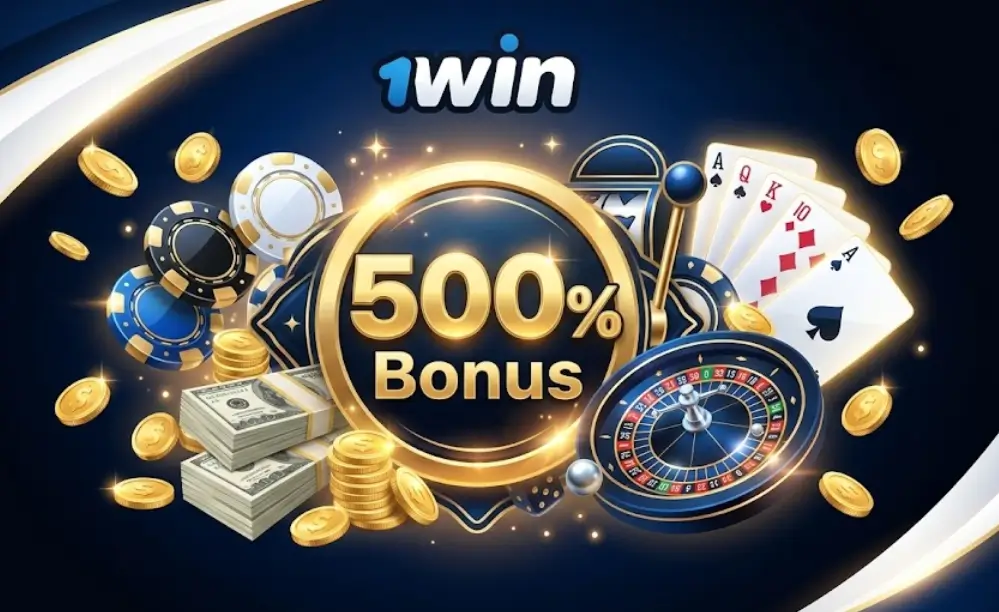 1win ողջույնի բոնուս 500% նոր խաղացողների առաջին դեպոզիտների համար։